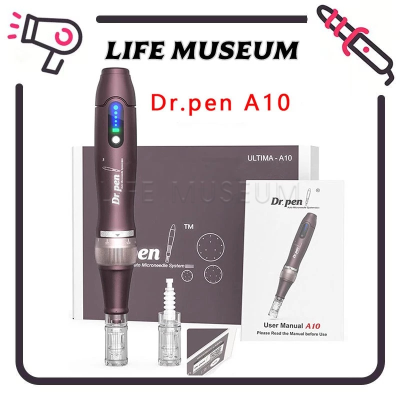 Newest Dr.Pen A10 Wireless Nano-Needle Electric Alat BB Glow DERMAPEN A10-W MTS Perangkat Infus Hidr