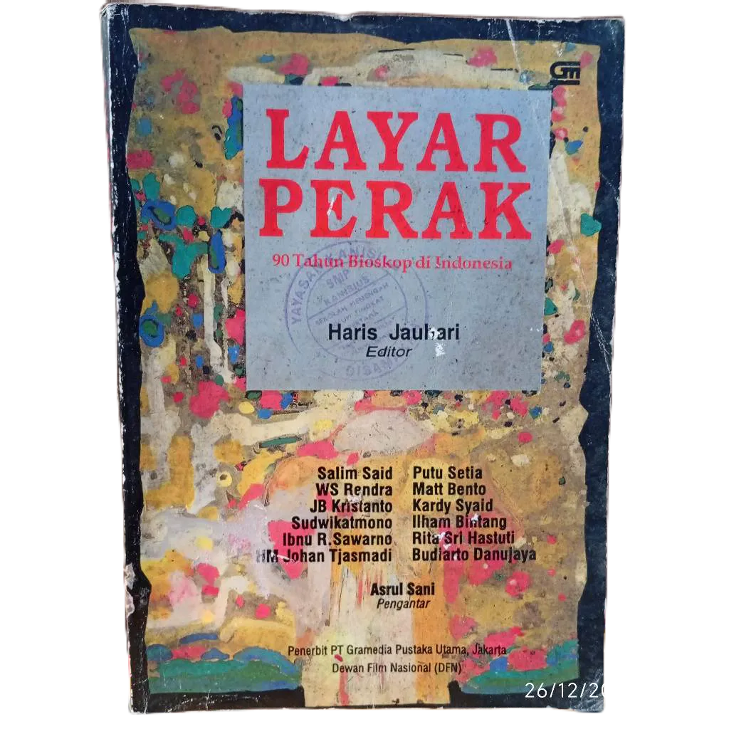 buku layar perak 90 tahun bioskop di indonesia 214 hal halaman akhir cacat