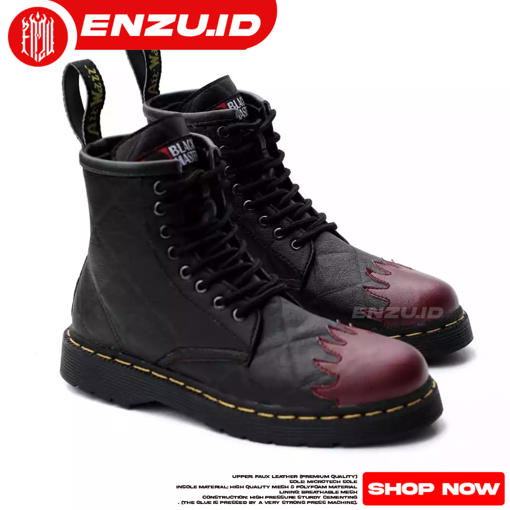 Sepatu Boots Pria Kulit Premium
