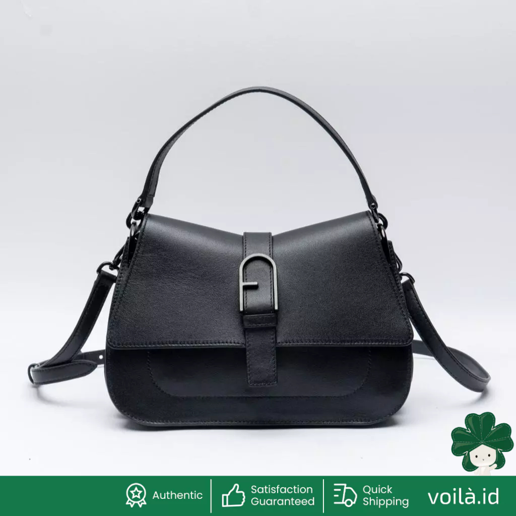 Flow Mini Top Handle Bag Black