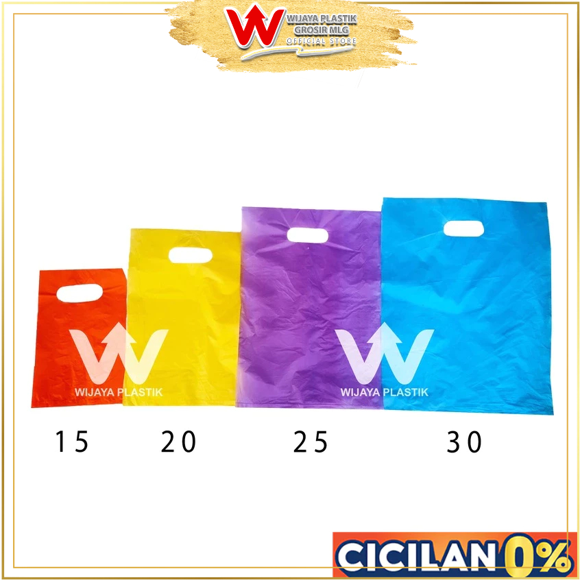 [PROMO] Kantong Kresek HD Oval POLOS ( 20 ) --- 100pcs @Pack | uk 20x30 plastik warna warni packing 
