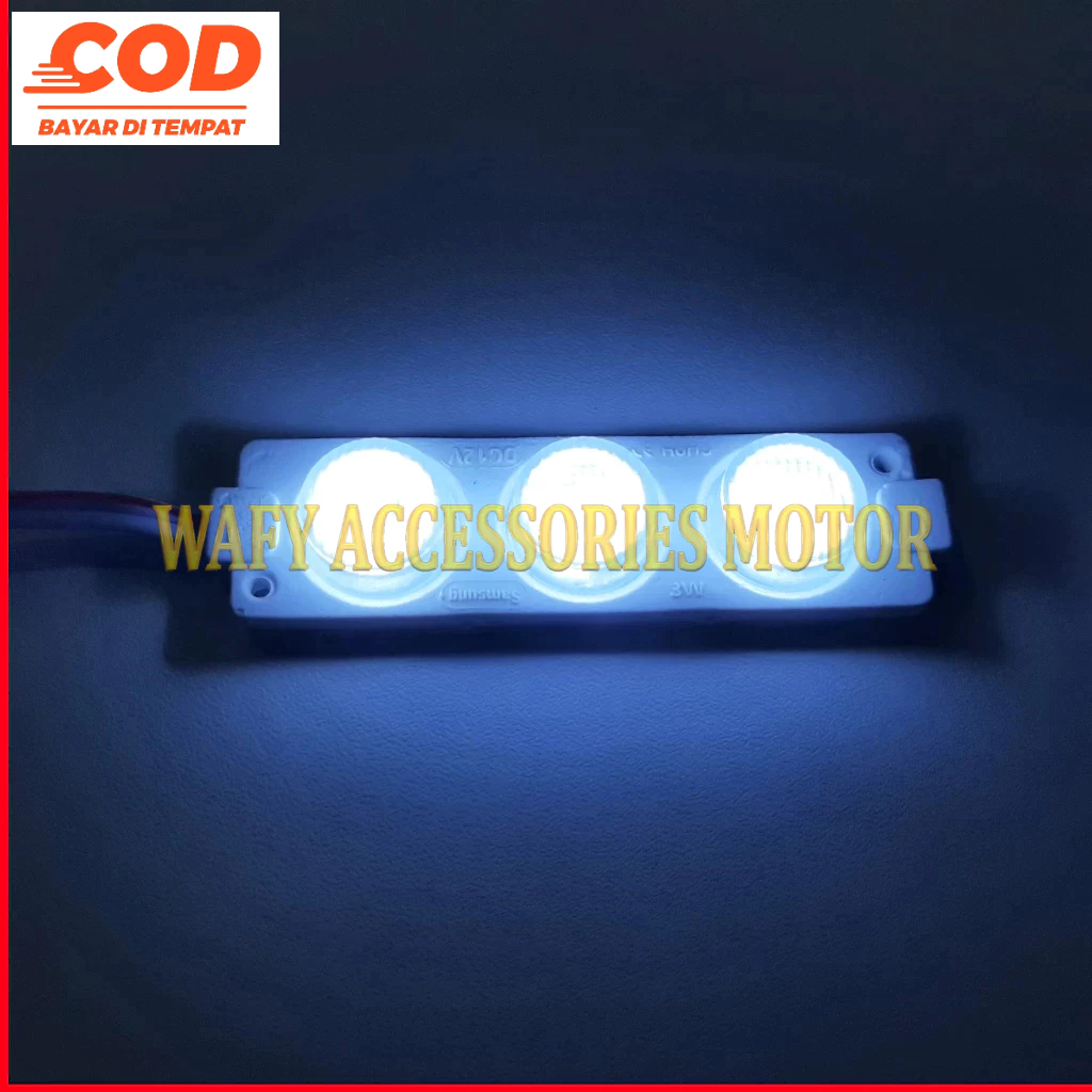 Lampu Kolong Variasi Led 3 Titik 12 Volt Motor Mobil Truk Warna Putih
