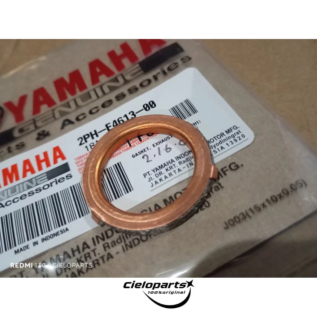 GASKET PAKING ASBES KNALPOT SOUL GT MIO M3 S Z FINO XRIDE GEAR 125 FREEGO FREE GO FAZZIO GRAND FILAN