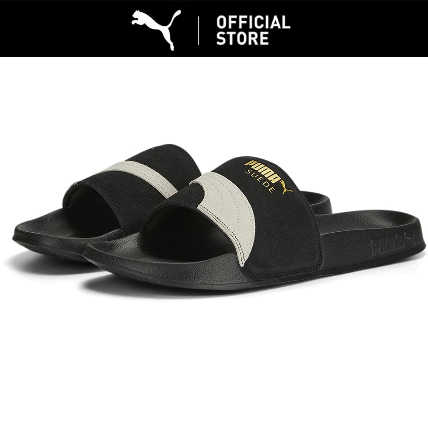Puma Sandal Slide Leadcat 2.0 Suede Og Black- Whi 389117 01