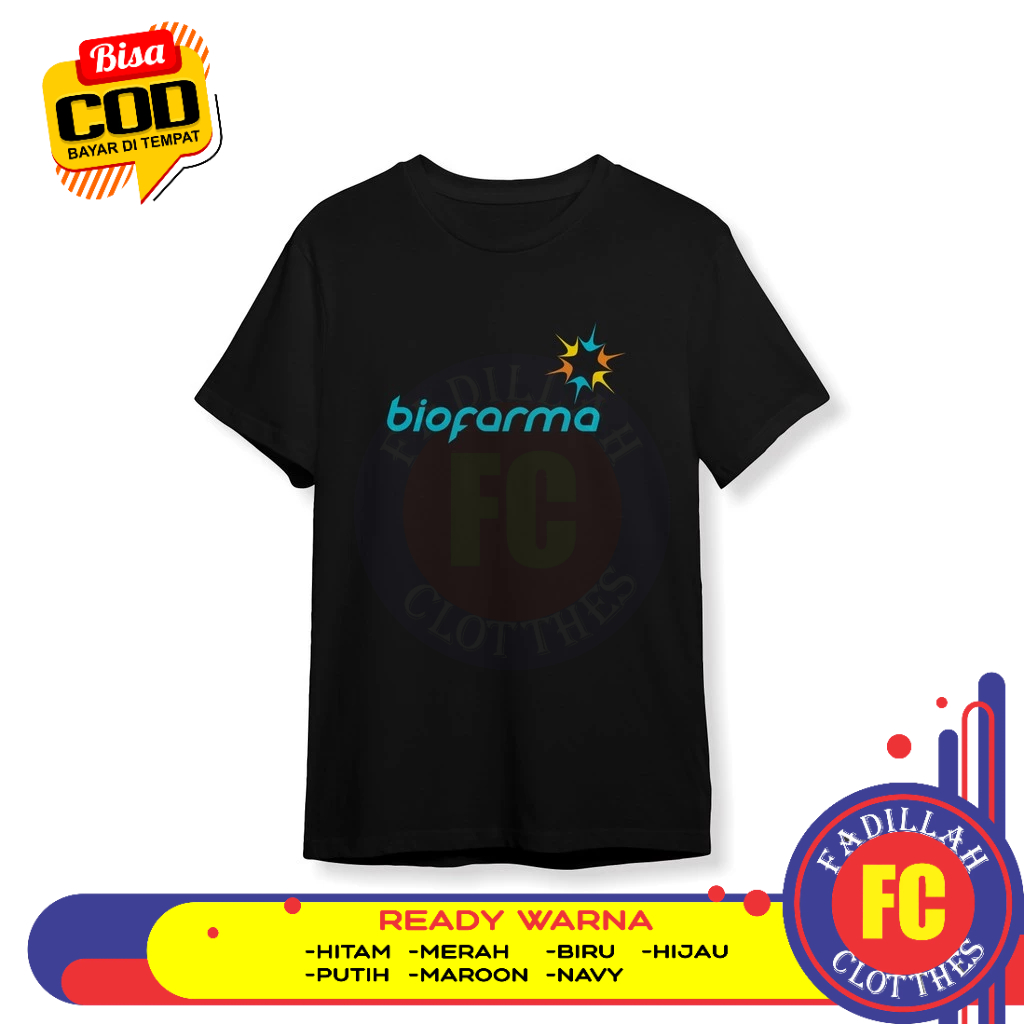 Baju Kaos BIOFARMA Logo Baju Kesehatan