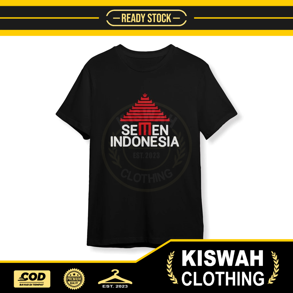Kaos Tshirt Semen Indonesia Logo Baju Perusahaan