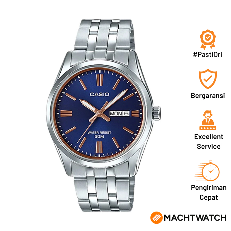 [PRJ] Jam Tangan Pria Casio Standard MTP-1335D-2A2VDF MTP1335 MTP-1335D Enticer Stainless Steel Band