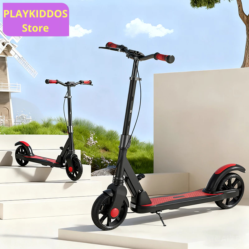 Skuter Anak Dewasa Scooter Anak Skuter Lipat Anak Dewasa Skuter Rem Tangan Beban 100KG