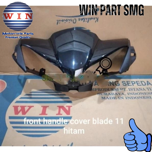 Batok Depan Blade 110 HITAM 2011 2012 2013 2014 front Handle Cover Original WIN