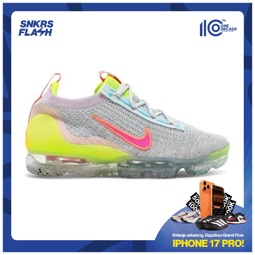 NIKE Air Vapormax 2021 Fk Volt Grey Sepatu Sneakers Wanita - DH4088002