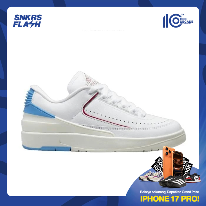 AIR JORDAN  2 Retro Low Unc To Chicago Sepatu Casual Wanita - DX4401164