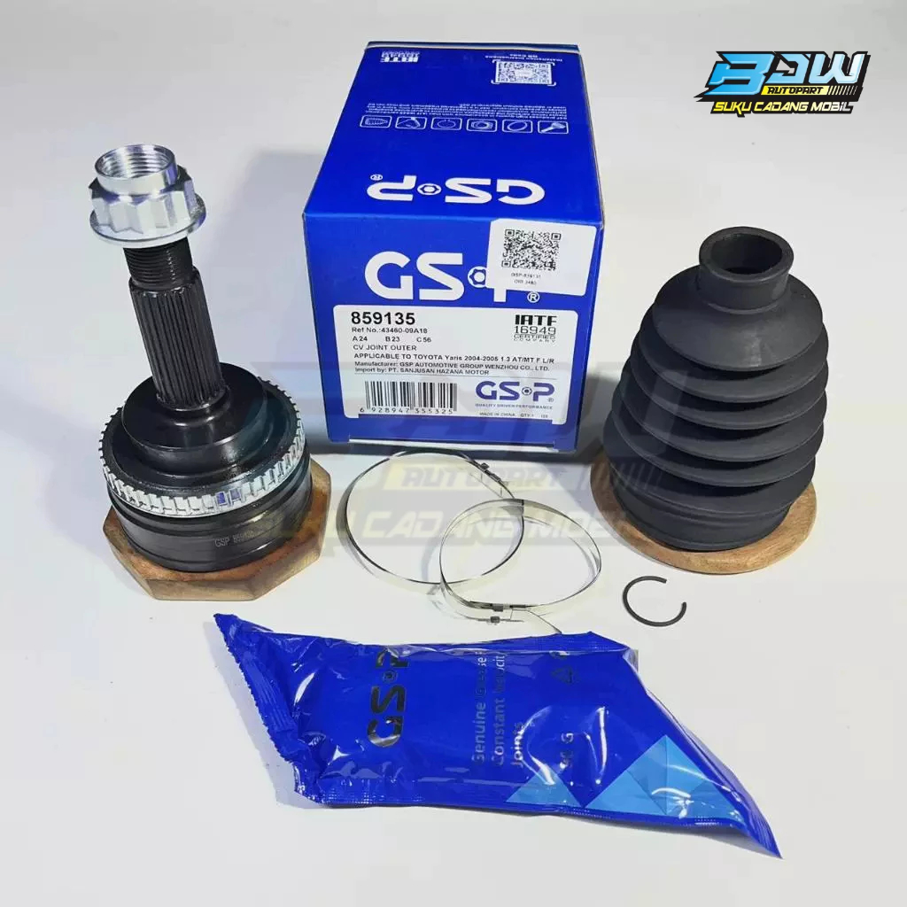 CV Joint Outer As Roda Luar Kanan / Kiri Toyota Vios Gen 1 2003-2007 Manual Matic GSP 859135