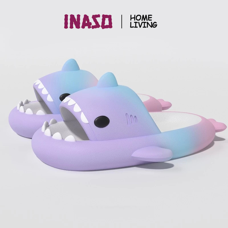 INASO Sandal Slop Anak Sendal Karet Dewasa Sendal Hiu Baby Shark HSN601