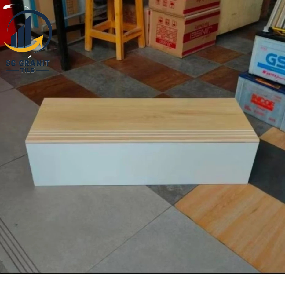 Granit anak tangga motif kayu 30x80+20x80