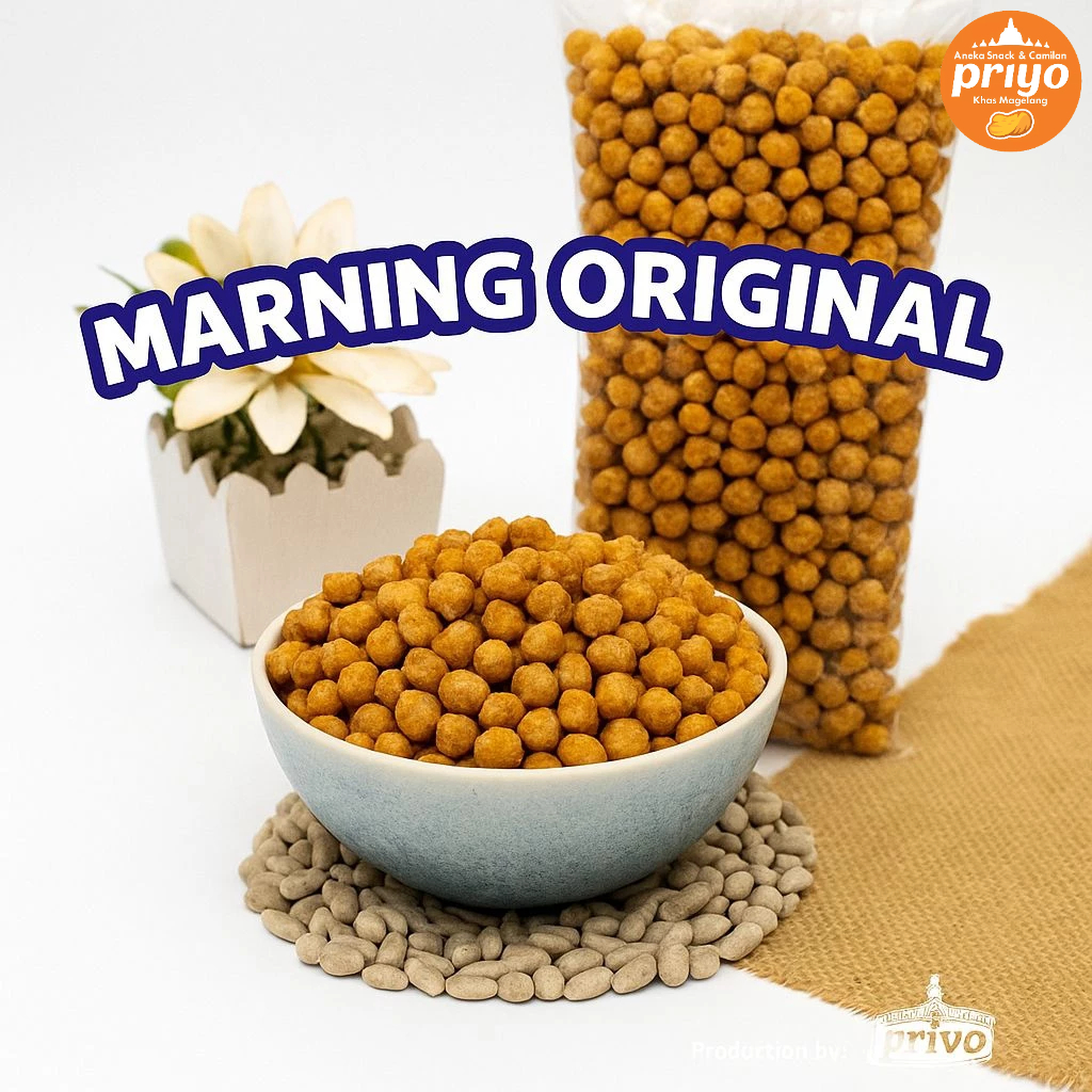 Marning Original Renyah Gurih – Snack Jagung Khas Magelang | Priyo Snack Borobudur HALAL