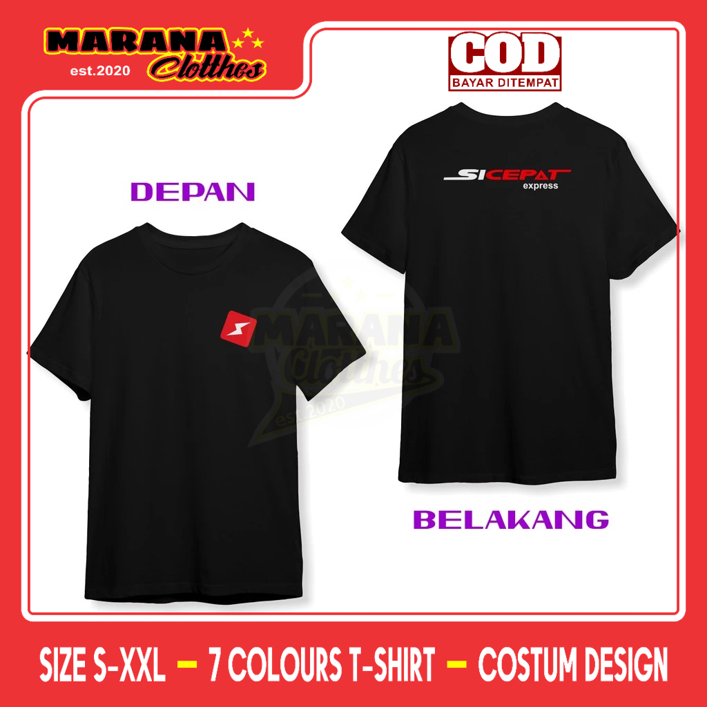 Kaos Sicepat Express DB Baju Perusahaan