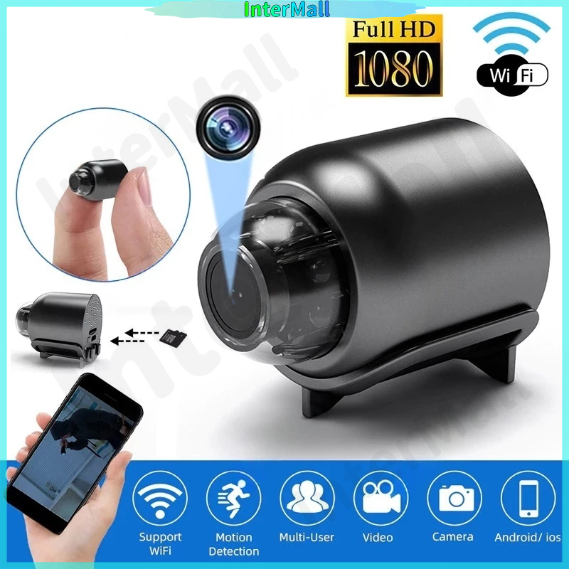 X5 Kamera CCTV Mini Tersembunyi Tanpa Kabel 1080p CCTV Wifi Jarak Jauh Lewat Hp Camera Cctv Kamera K