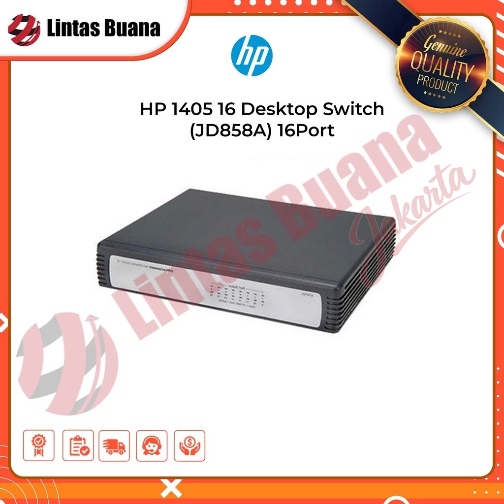 Hub 16 port Merk HP 1405 16 Desktop Switch 16Port