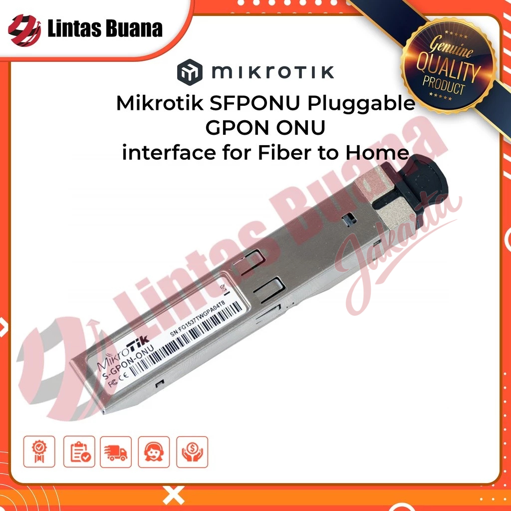 Mikrotik GPON ONU module SFP Tranceiver Gigabit Pluggable SFP GPON Module ONU