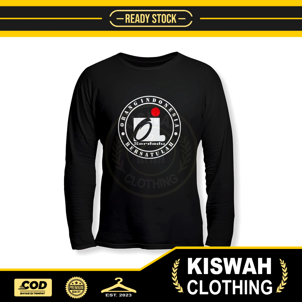 Kaos Tshirt OI Serdadu Iwan Fals Lengan Panjang Baju Musik