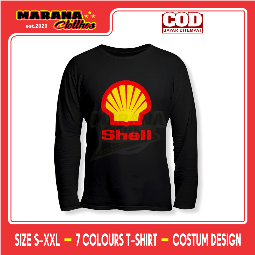Kaos Shell Lengan Panjang Baju Perusahaan