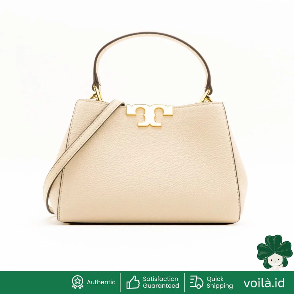 Eleanor Soft Mini Satchel Bag Light Stone