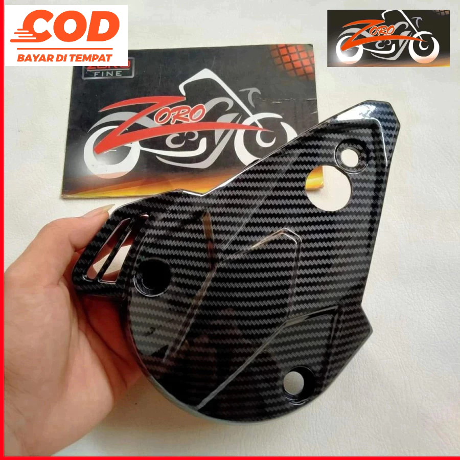 Cover Tutup Carbon Keong Cvt Vario 125 Vario 150 Tahun 2016-2017 Karbon ZORO
