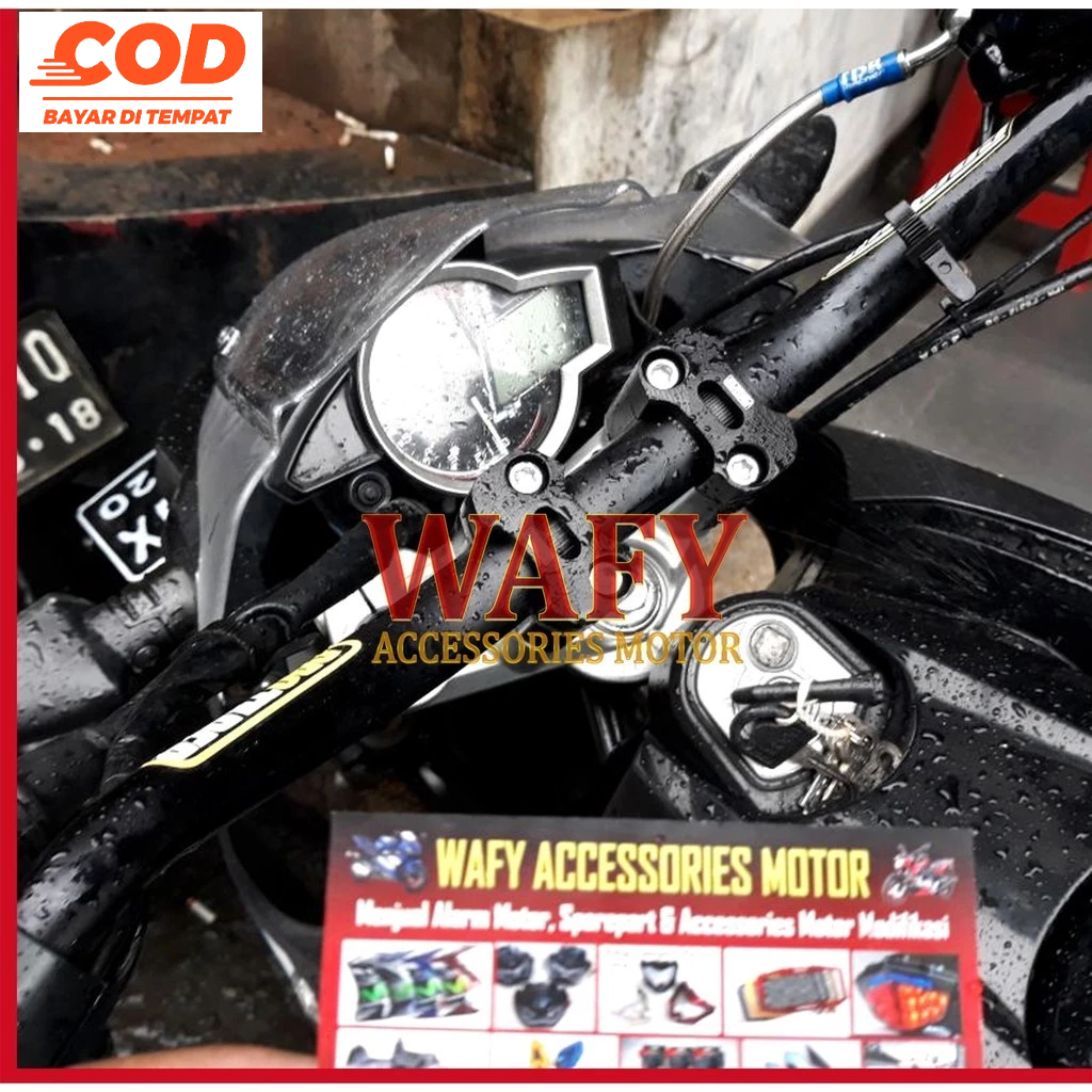 Raiser Peninggi Stang Vixion, Byson , Verza , Cb150R Dudukan Stang Honda Dudukan Stang Yamaha Raiser