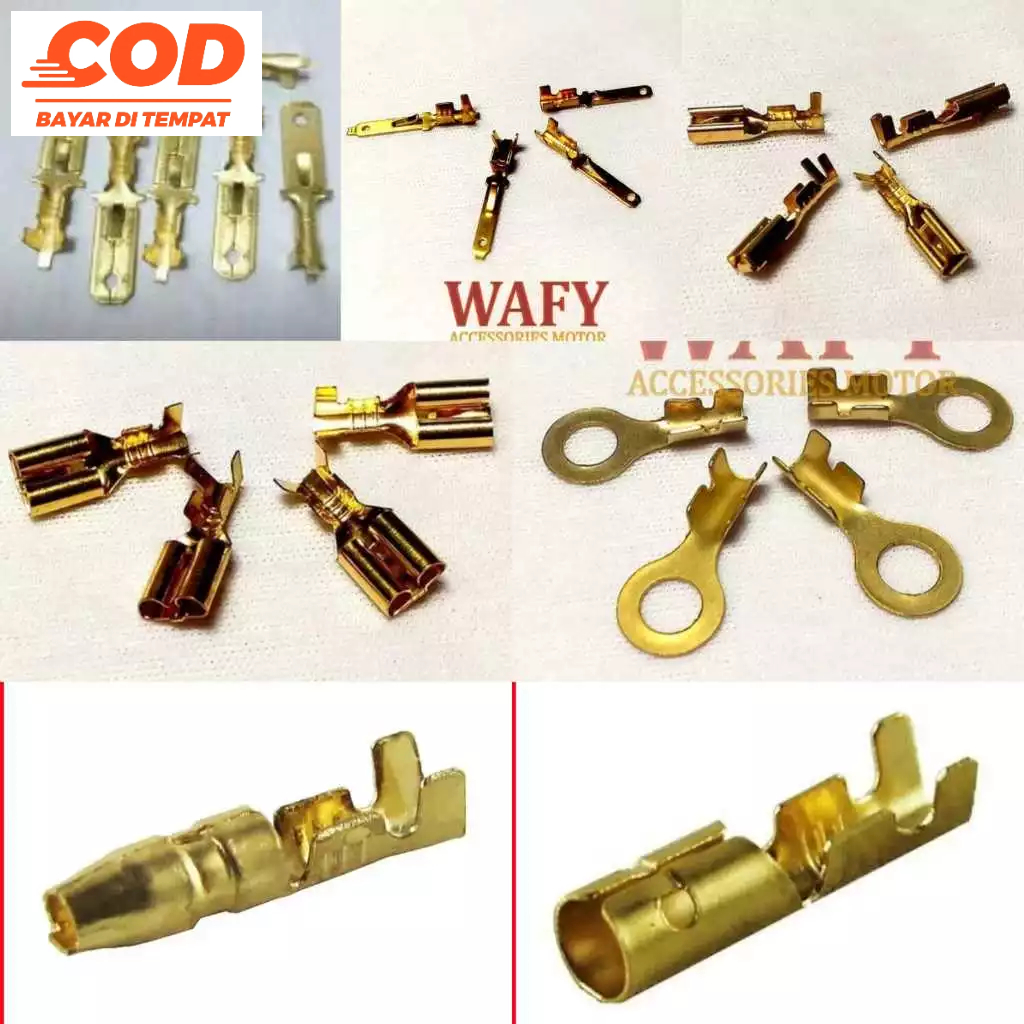 Skun Sambungan Kabel Skun Aki Skun Sein Skun Klakson Part Kelistrikan Motor Universal