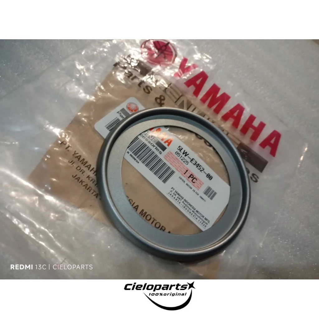 Plat Seng Dudukan Bearing Kruk As Kanan 5LW-E3452-00 Mio Smile Nouvo Mio Soul 100%Original Yamaha