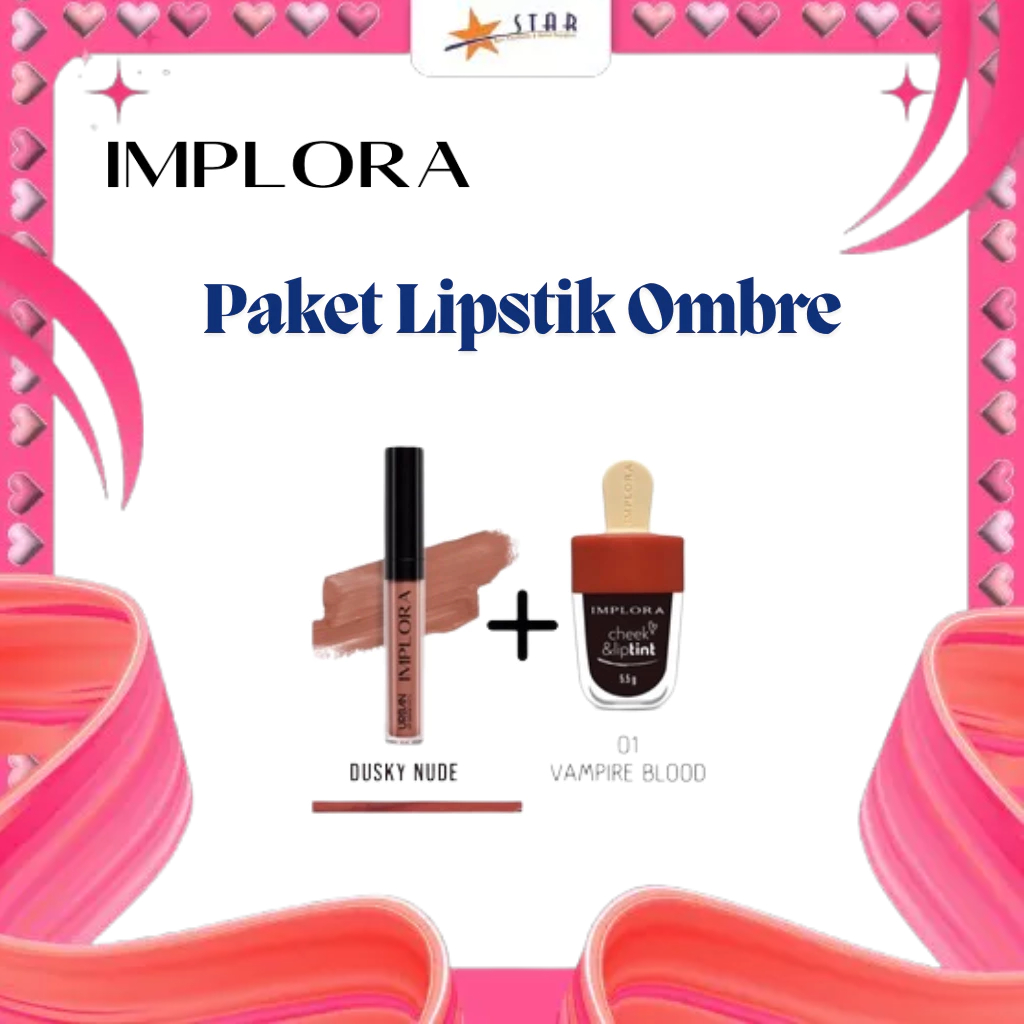 * STAR * Implora Paket Lipstik Ombre