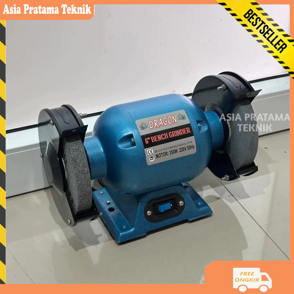 Mesin Gerinda Duduk 6 Inch Dragon / Bench Grinder 6 Inch Beyond / Gerinda Duduk 6 Inch Beyond