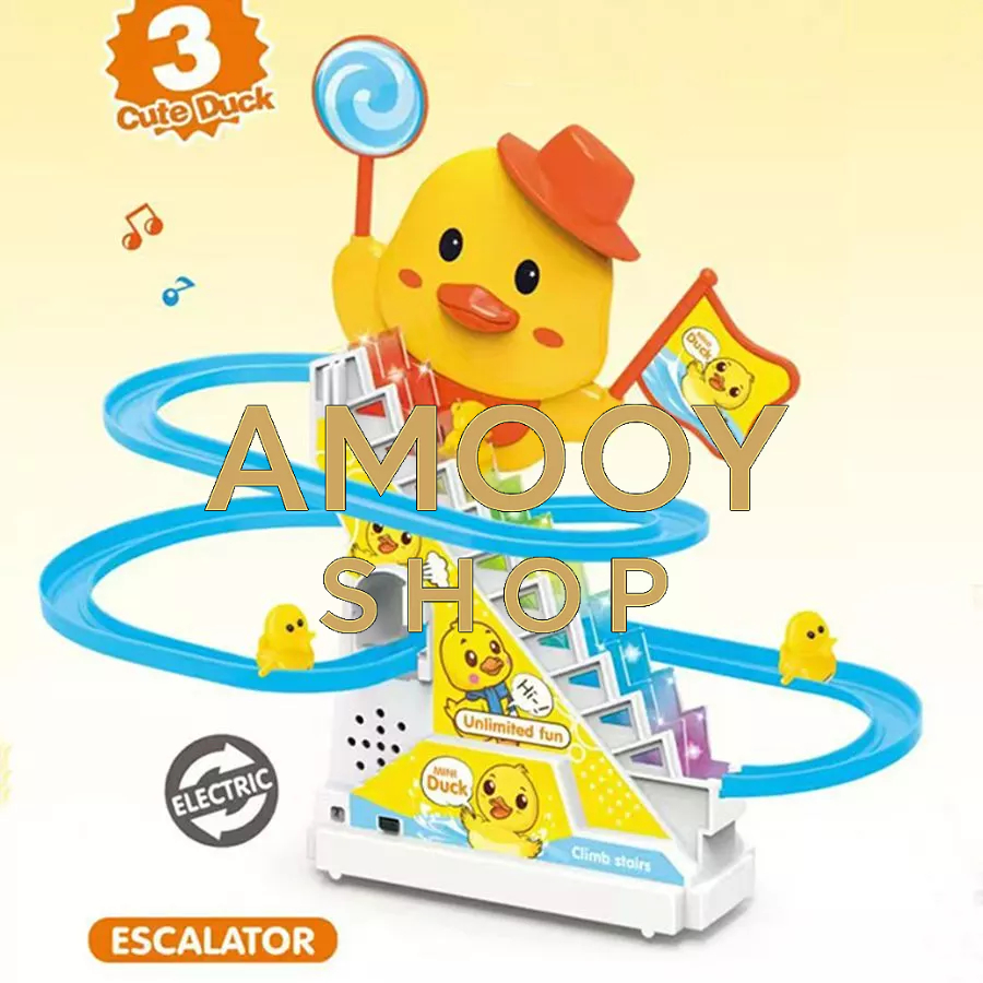 Mainan Anak Bebek Naik Tangga Slide Seluncuran / Penguin Naik Tangga