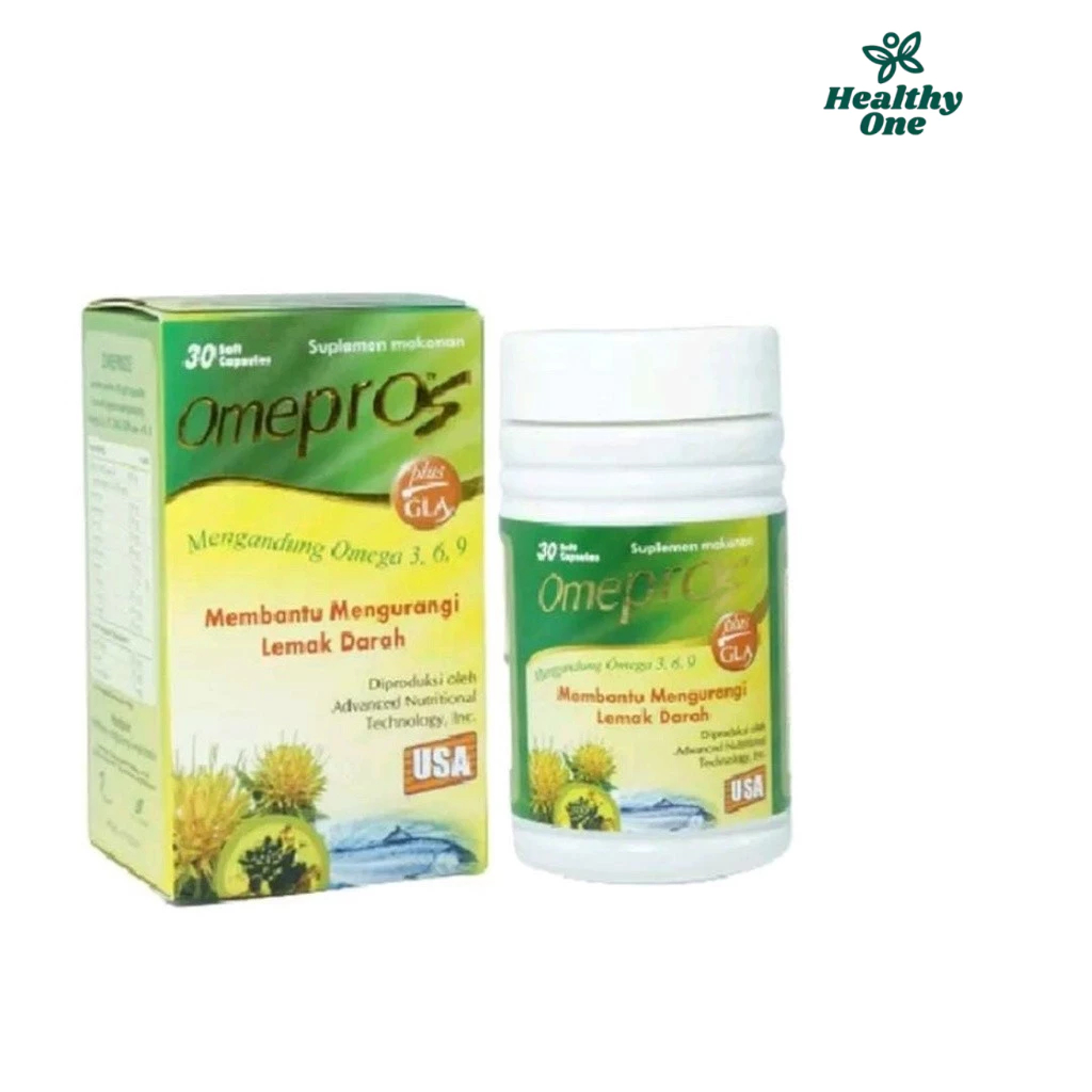 Omepros 1 Botol isi 30 Soft Capsul/ Minyak Ikan