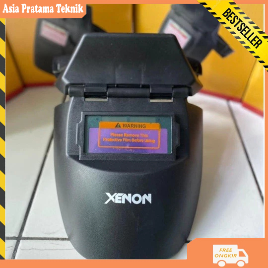XENON Topeng Las Otomatis Full Face kacamata las Kedok las Automatis Xenon Topeng Otomatis Gelap