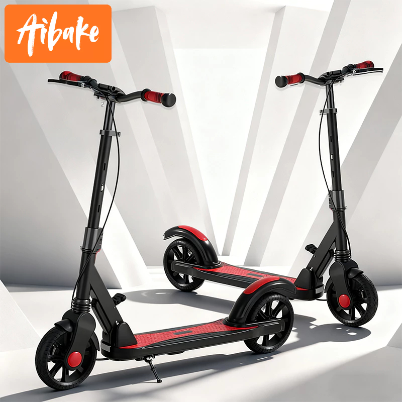 Skuter Anak Dewasa Beban 100KG Scooter Anak Skuter Lipat Anak Dewasa Skuter Rem Tangan Fleksibel