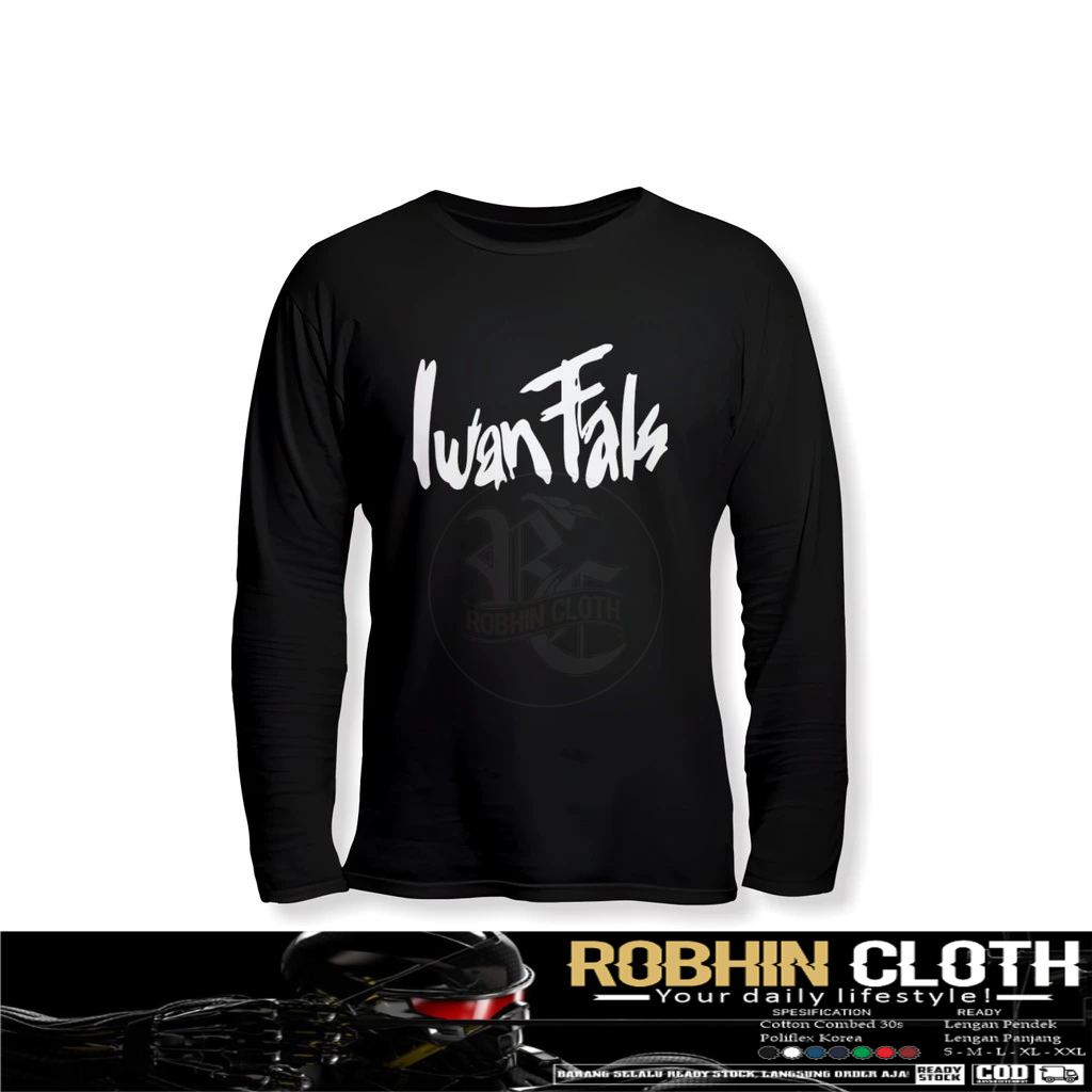 Kaos Baju Iwan Fals Lengan Panjang Baju Musik