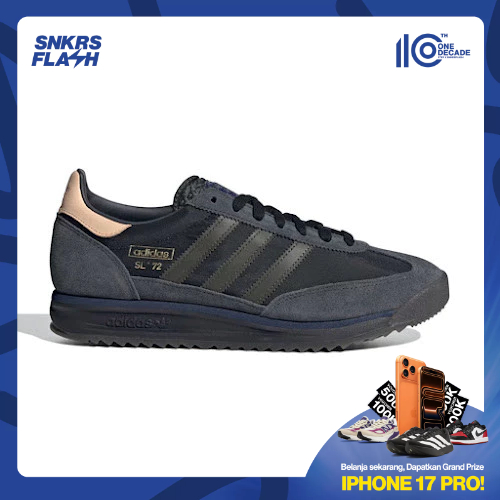 ADIDAS Sl 72 Rs Core Black Sepatu Sneakers Pria - IG4646