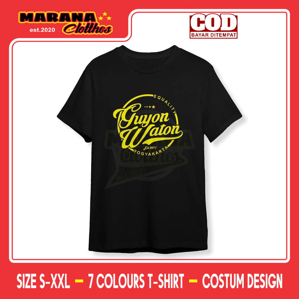 Kaos Guyon Waton Baju Musik