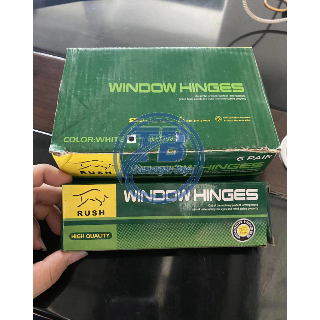 Engsel Salon Jendela / Sikutan Jendela Stainless Lipat Sikutan RUSH 9" Inch