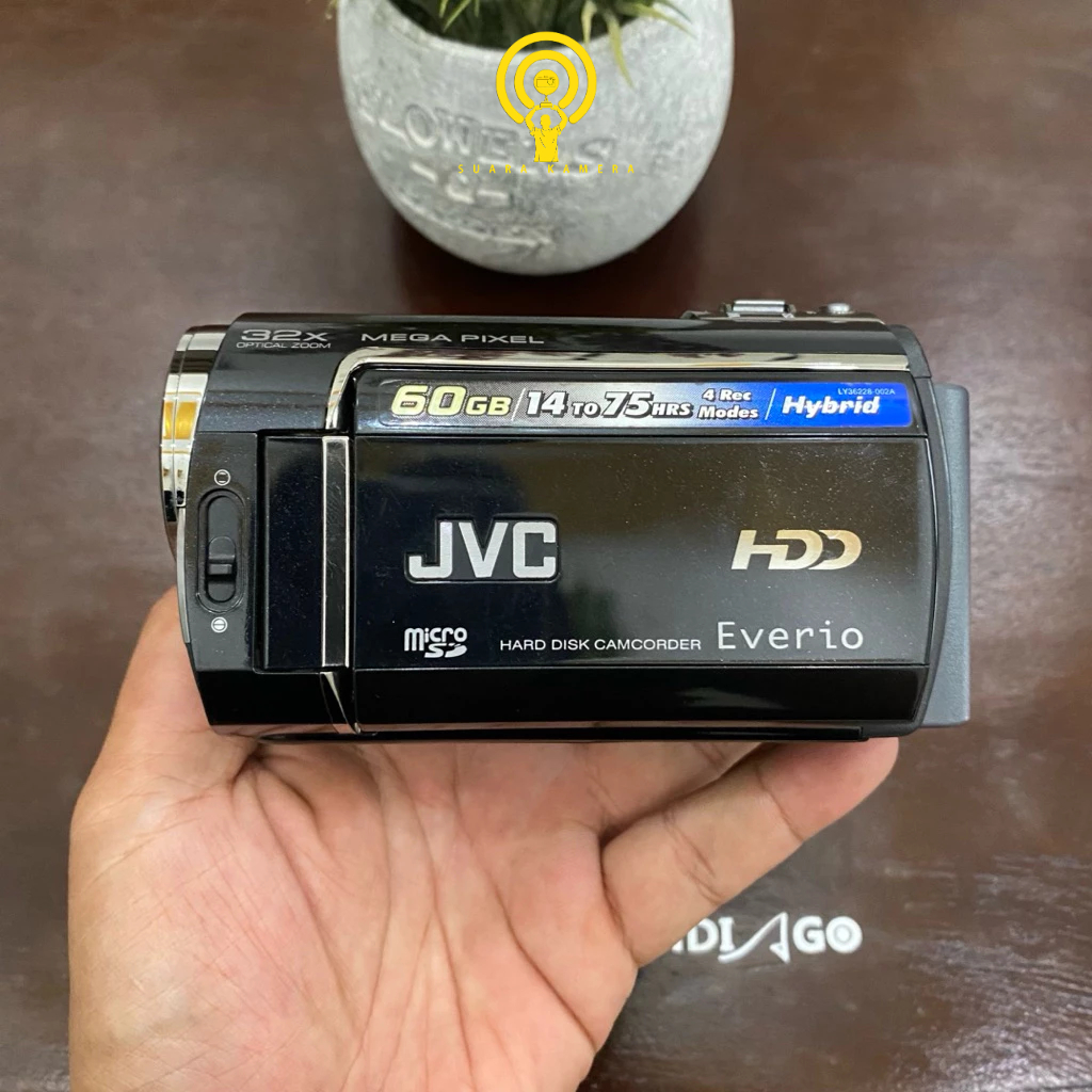 HANDYCAM JVC GZ-MG465BAS HD 32x zoom HDD 60GB