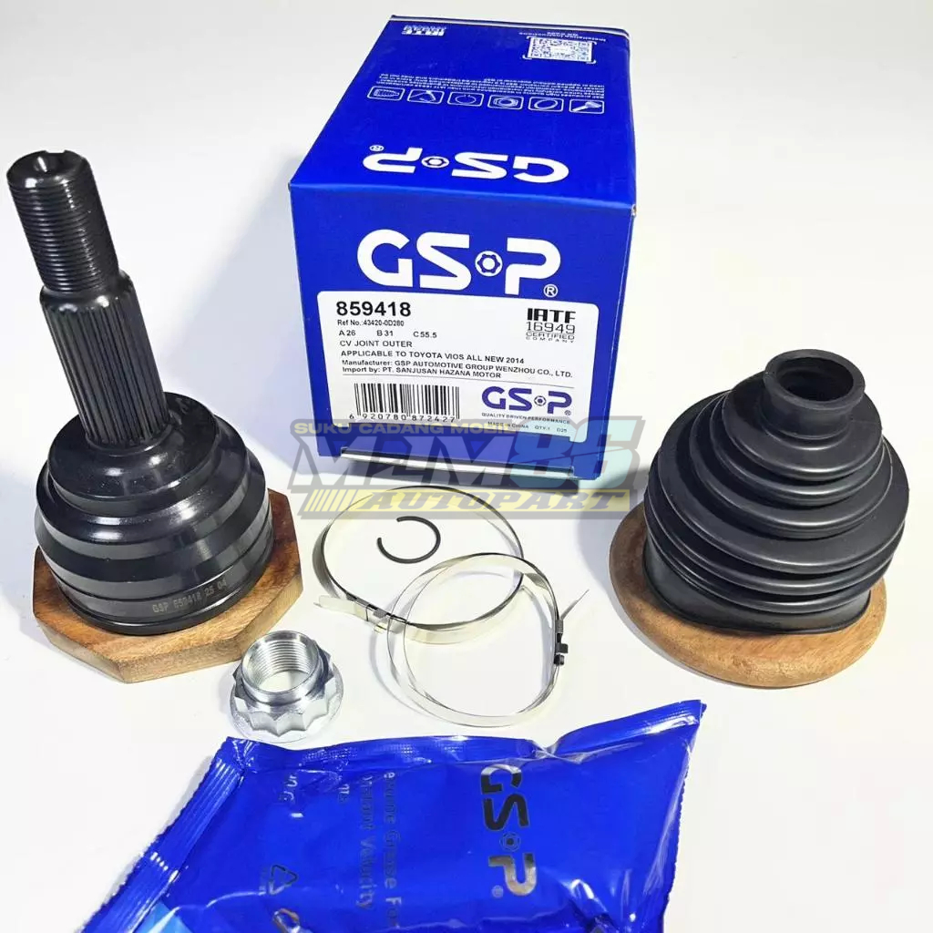 CV Joint Outer As Roda Luar Kanan / Kiri Toyota Yaris Vios 2014-2016 GSP 859418