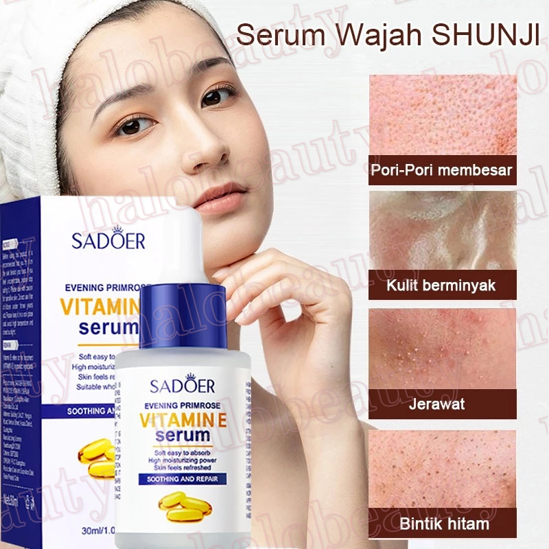 Cream Pengecil Pori Pori Wajah Mengecilkan Poripori Wajah 30ml Vitamin E Serum Wajah Glowing Pemutih