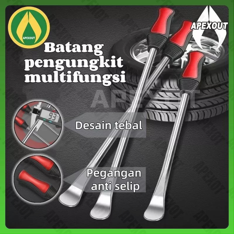 Cukit Congkel Ban Roda Besi Tire Lever Alat 300/375mm Alat Tambal Ban Untuk SepedaMotor/Mobil/Sepeda