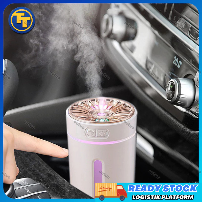 Air P[urifier Mobil Humidifier Diffuser Mobil Desktop Senyap Humidifier Penggunaan Di Rumah/Kantor/3