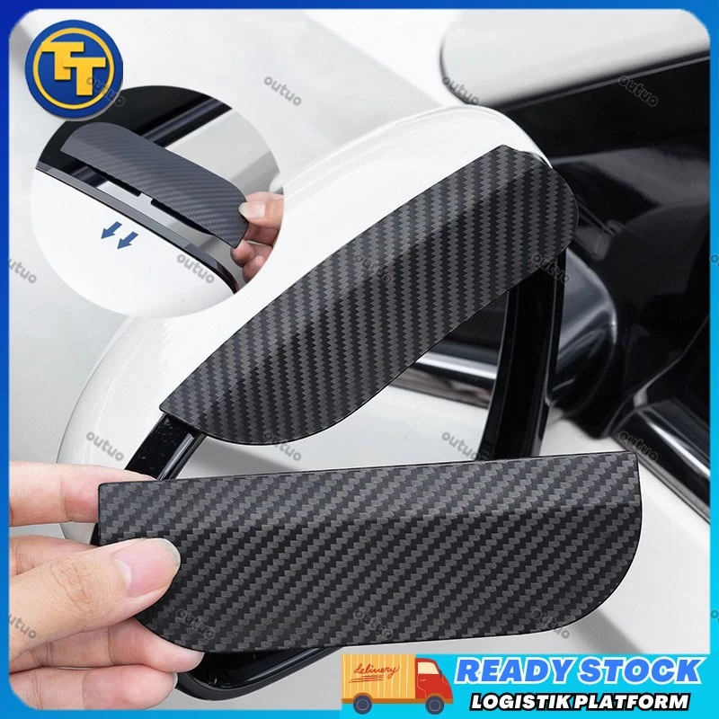 2PCS Pelindung Spion Mobil/Spion mobil/Kaca spion mobil/Spion mobil avanza 2010/PVC Carbon Talang Ai