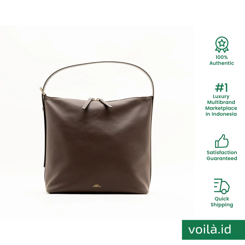 Vera Square Shoulder Bag Brown