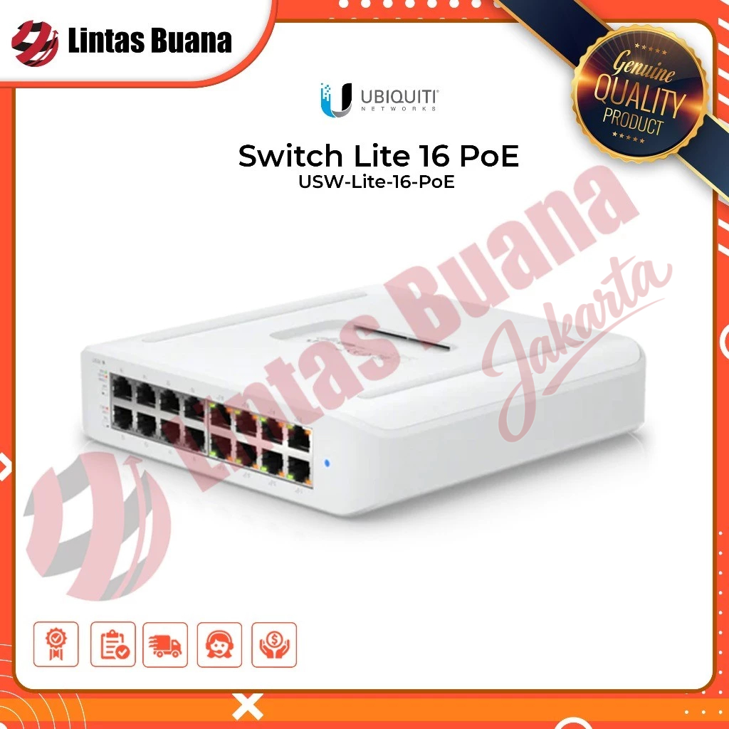 Ubiquiti Unifi Switch 16 Port POE USW-Lite-16-POE/UBNT USW Lite 16 POE
