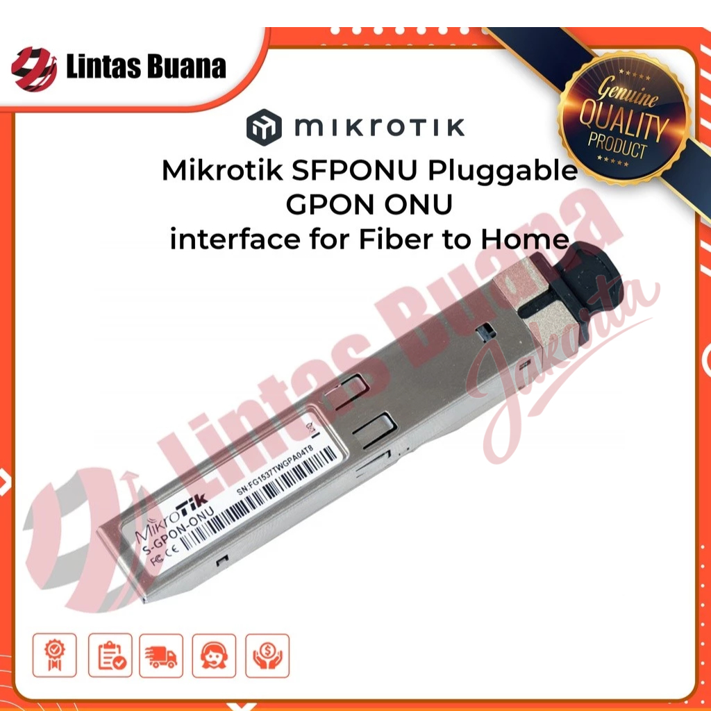 Mikrotik - GPON ONU module SFP - Tranceiver Gigabit Pluggable SFP GPON Module ONU