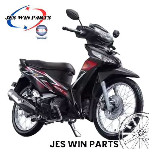 Full Set Body SUPRA X 125 2014 2015 2016 2017 HITAM (KASAR & HALUS) ORIGINAL WIN - COVER BODY FULL S